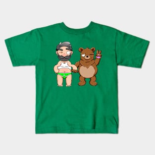 Bear Lover (No Text) Kids T-Shirt